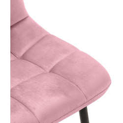 Chaise de salle à manger Antibes rose