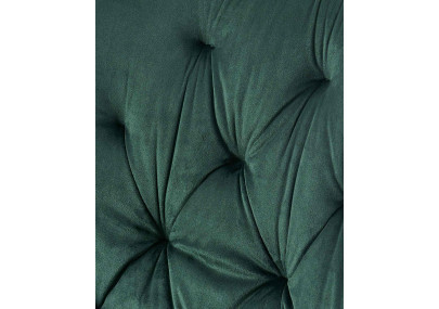 Chaise de salle à manger Wallace, velours, verte