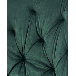 Chaise de salle à manger Wallace, velours, verte