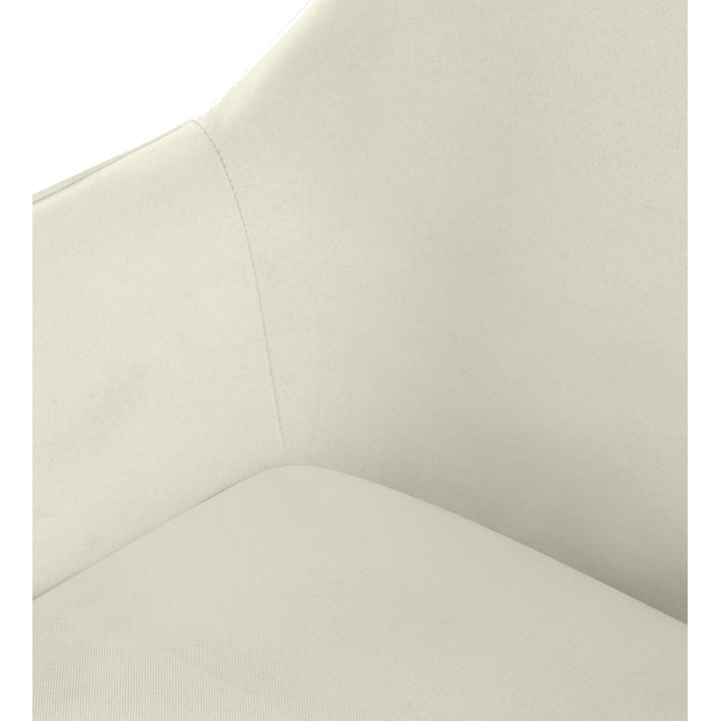 Ensemble de 2 chaises de salle à manger Vessa, tissu crème