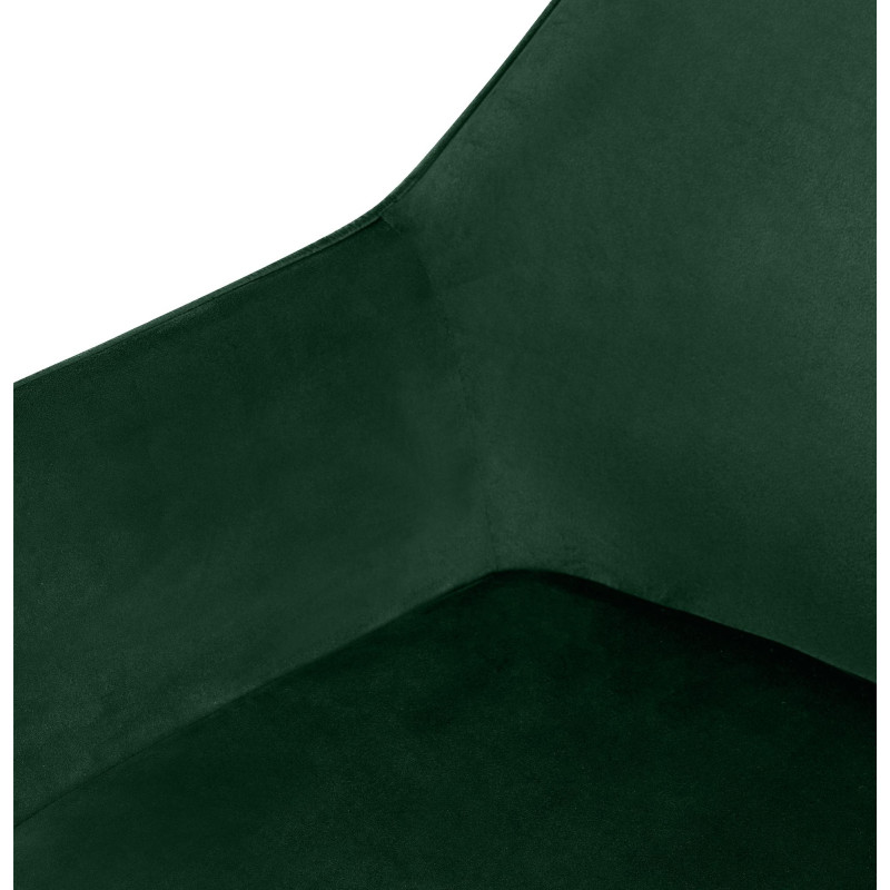 Ensemble de 2 chaises de salle à manger Vessa, velours vert