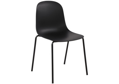 Chaise Hardin, noire