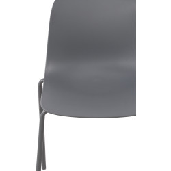 Chaise Hardin, gris foncé