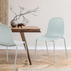 Chaise Hardin, turquoise