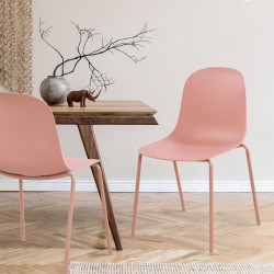 Chaise Hardin, rose