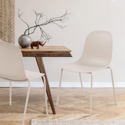 Fauteuil Hardin, gris clair