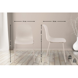 Fauteuil Hardin, gris clair