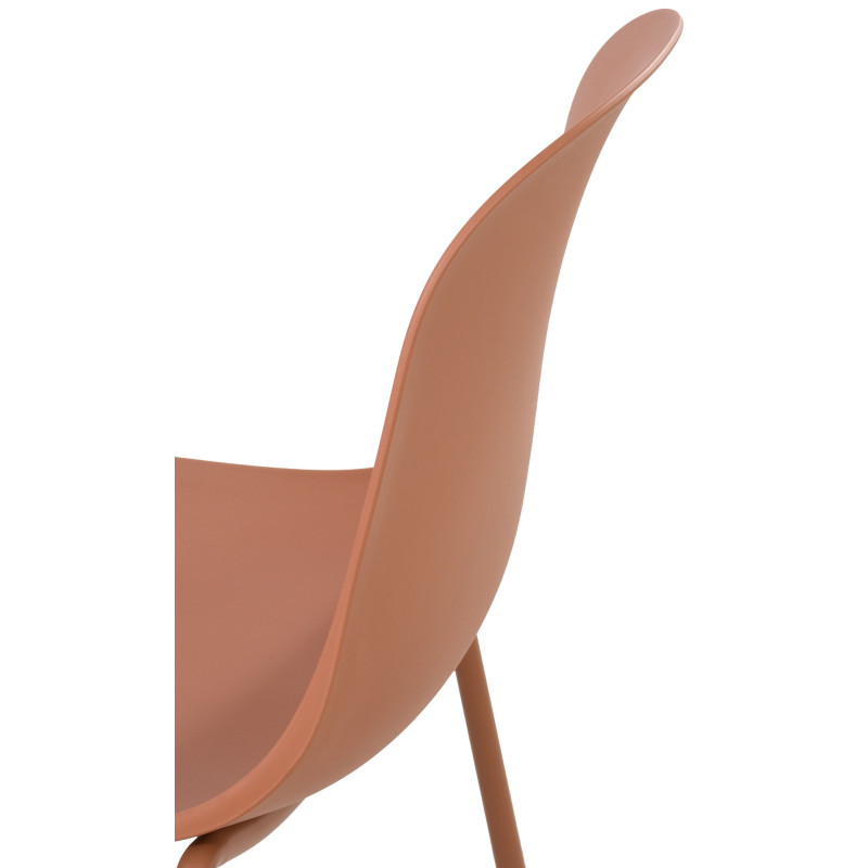 Chaise Hardin, terre cuite