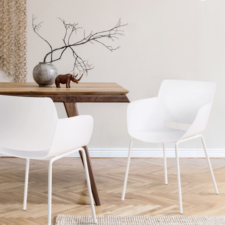 Chaise Alpena blanche