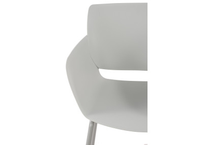 Chaise Alpena, gris clair