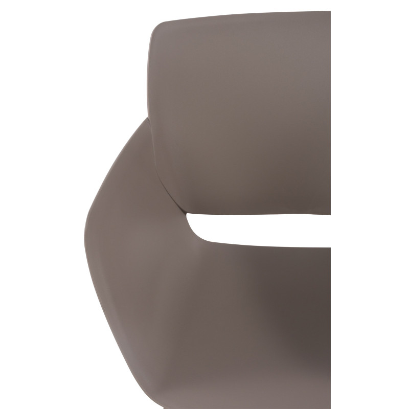 Chaise Alpena couleur taupe