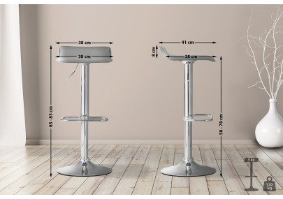 Taburete De Bar Dyn Gris