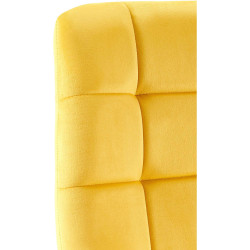 Ensemble de 4 chaises de salle à manger jaune Antibes