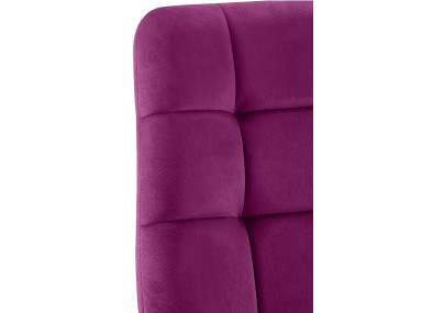 Ensemble de 4 chaises de salle à manger violettes Antibes