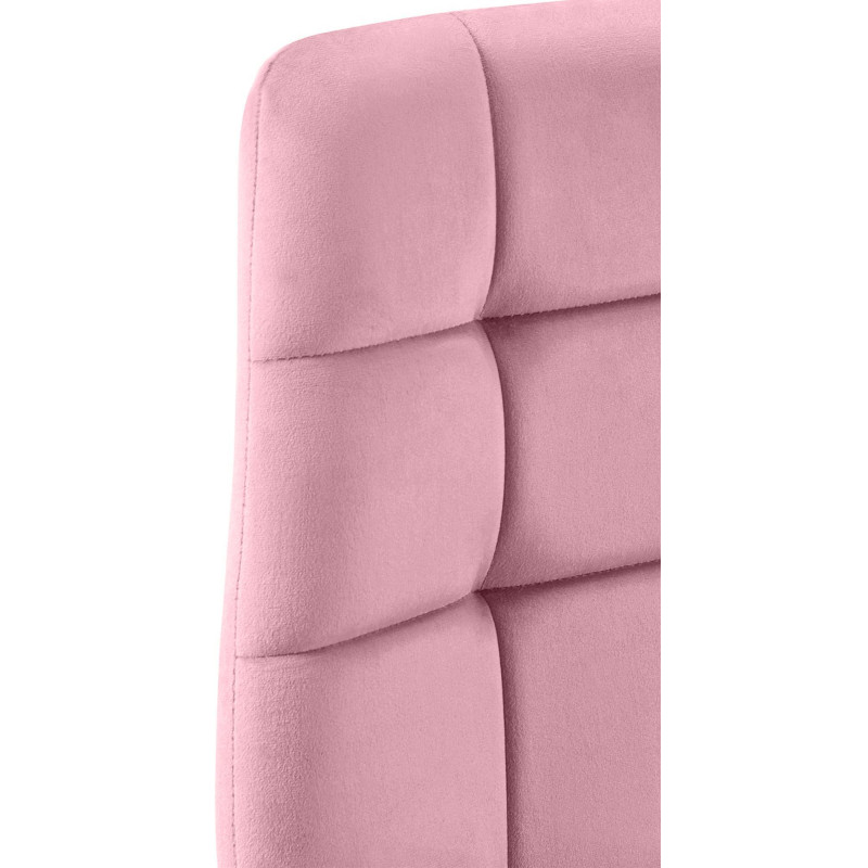 Ensemble de 4 chaises de salle à manger Antibes roses