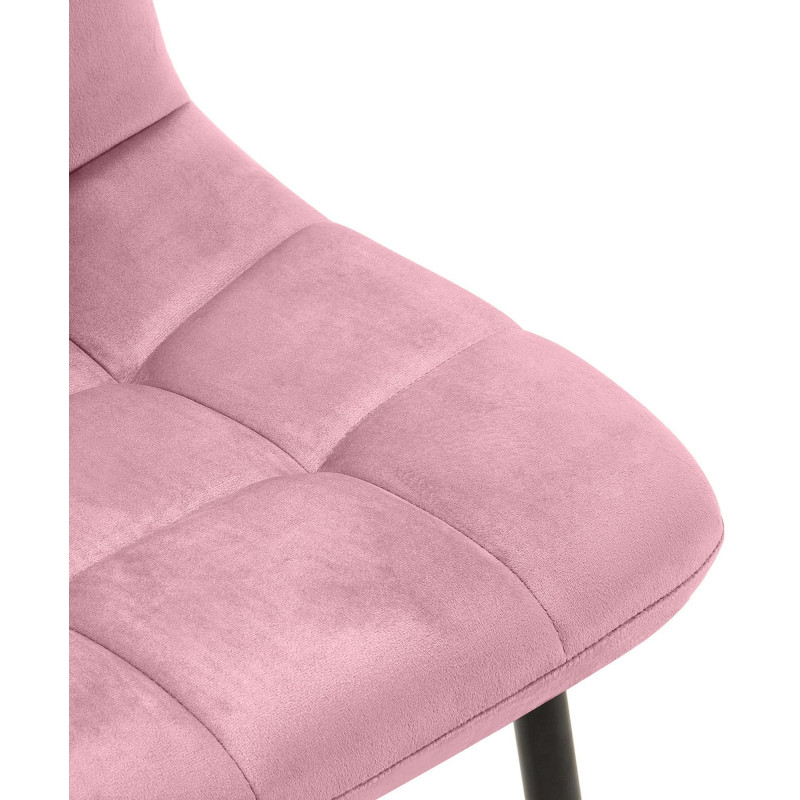 Ensemble de 4 chaises de salle à manger Antibes roses