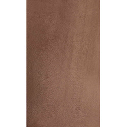 Chaise de salle à manger Lewes, velours, marron