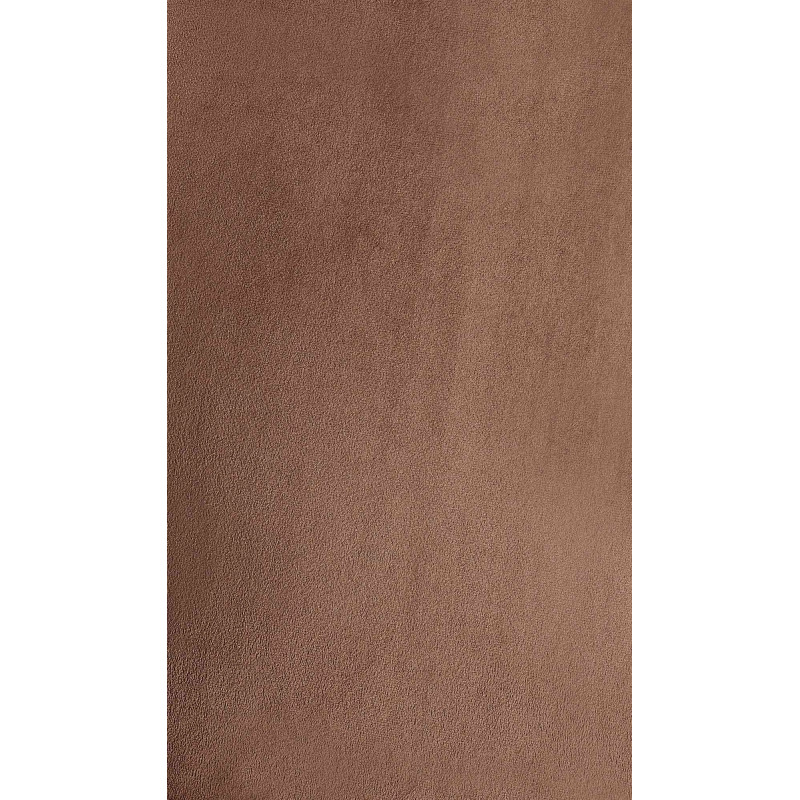 Chaise de salle à manger Lewes, velours, marron