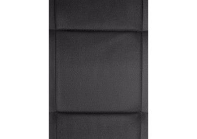 Ensemble de 2 chaises de salle à manger Vermont en velours noir