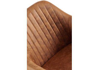 Chaise de salle à manger vintage Welby, marron clair