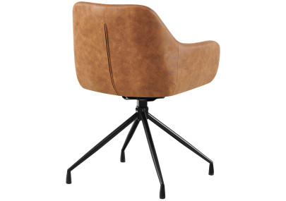 Chaise de salle à manger vintage Welby, marron clair