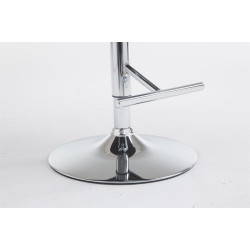 Tabouret de bar Los Angeles em couro artificial C branco