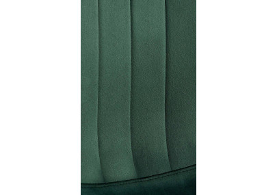 Ensemble de 4 chaises de salle à manger Baxter en velours vert