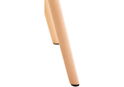 Ensemble de 2 chaises Elda, tissu crème