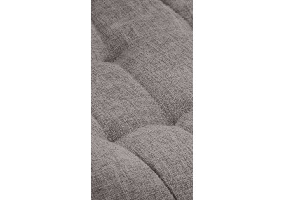 Ensemble de 2 chaises Elda, tissu gris clair