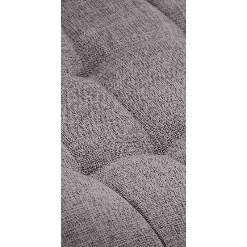 Ensemble de 2 chaises Elda, tissu gris clair