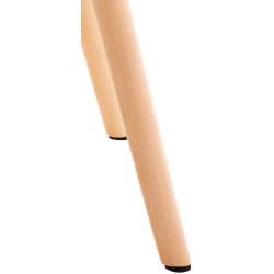 Ensemble de 2 chaises Elda, tissu gris clair