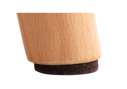 Ensemble de 2 chaises Elda, similicuir, crème