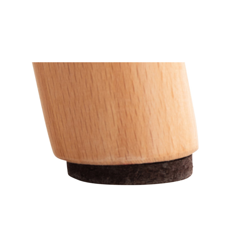 Ensemble de 2 chaises Elda, similicuir, blanc