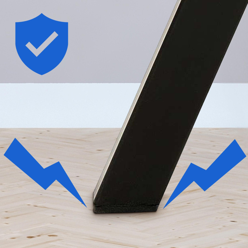 Ensemble de 2 chaises de salle à manger Lewes en velours bleu foncé