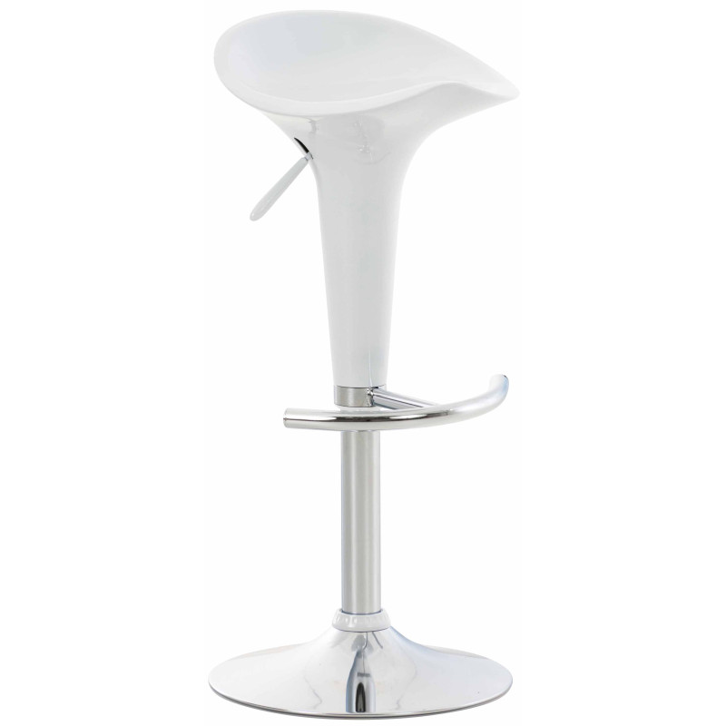 tabouret de bar Saddle blanc
