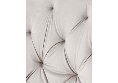 Ensemble de 2 chaises de salle à manger Wallace en velours gris