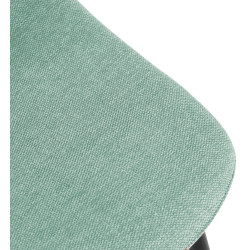 Chaise de salle à manger Napier, tissu vert clair