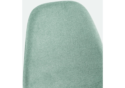 Chaise de salle à manger Napier, tissu vert clair