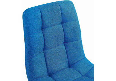 Ensemble de 2 chaises de salle à manger Tilde, tissu bleu clair