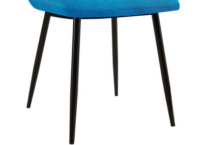 Ensemble de 2 chaises de salle à manger Tilde, tissu bleu clair