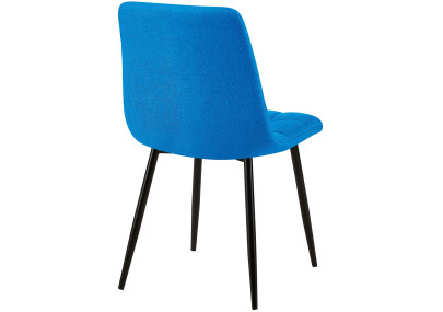 Ensemble de 2 chaises de salle à manger Tilde, tissu bleu clair