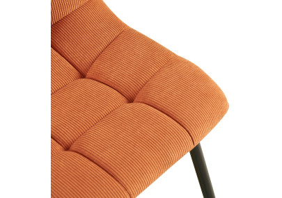 Chaise de salle à manger Antibes Cord orange