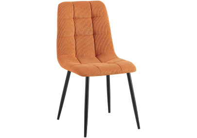 Chaise de salle à manger Antibes Cord orange