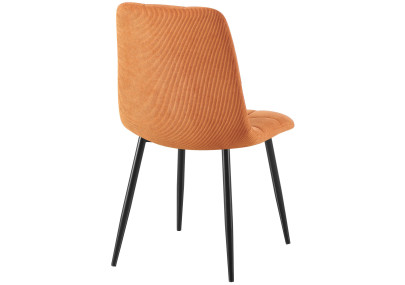 Chaise de salle à manger Antibes Cord orange