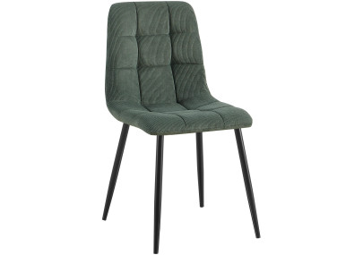 Chaise de salle à manger Antibes Cord vert
