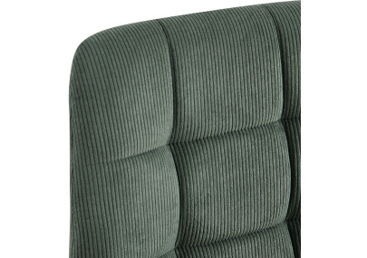 Chaise de salle à manger Antibes Cord vert