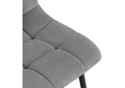 Chaise de salle à manger Tilde Cord gris