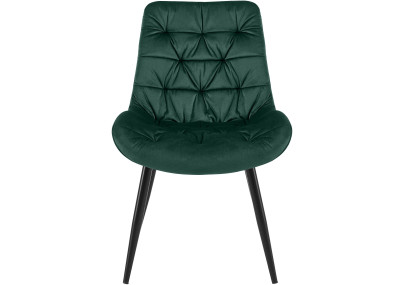 Ensemble de 2 chaises de salle à manger Rossford, vertes