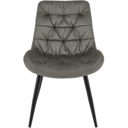 Ensemble de 2 chaises de salle à manger Rossford, anthracite