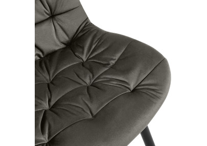 Ensemble de 2 chaises de salle à manger Rossford, anthracite